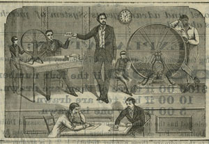 J. P. Joyce. Manager’s Office, Kentucky State Lotteries. [Covington, Ky.?, ca. 1871]. 